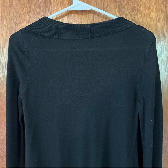 Merona Black Drapey Women’s Cardigan Size Small - Picture 10 of 12